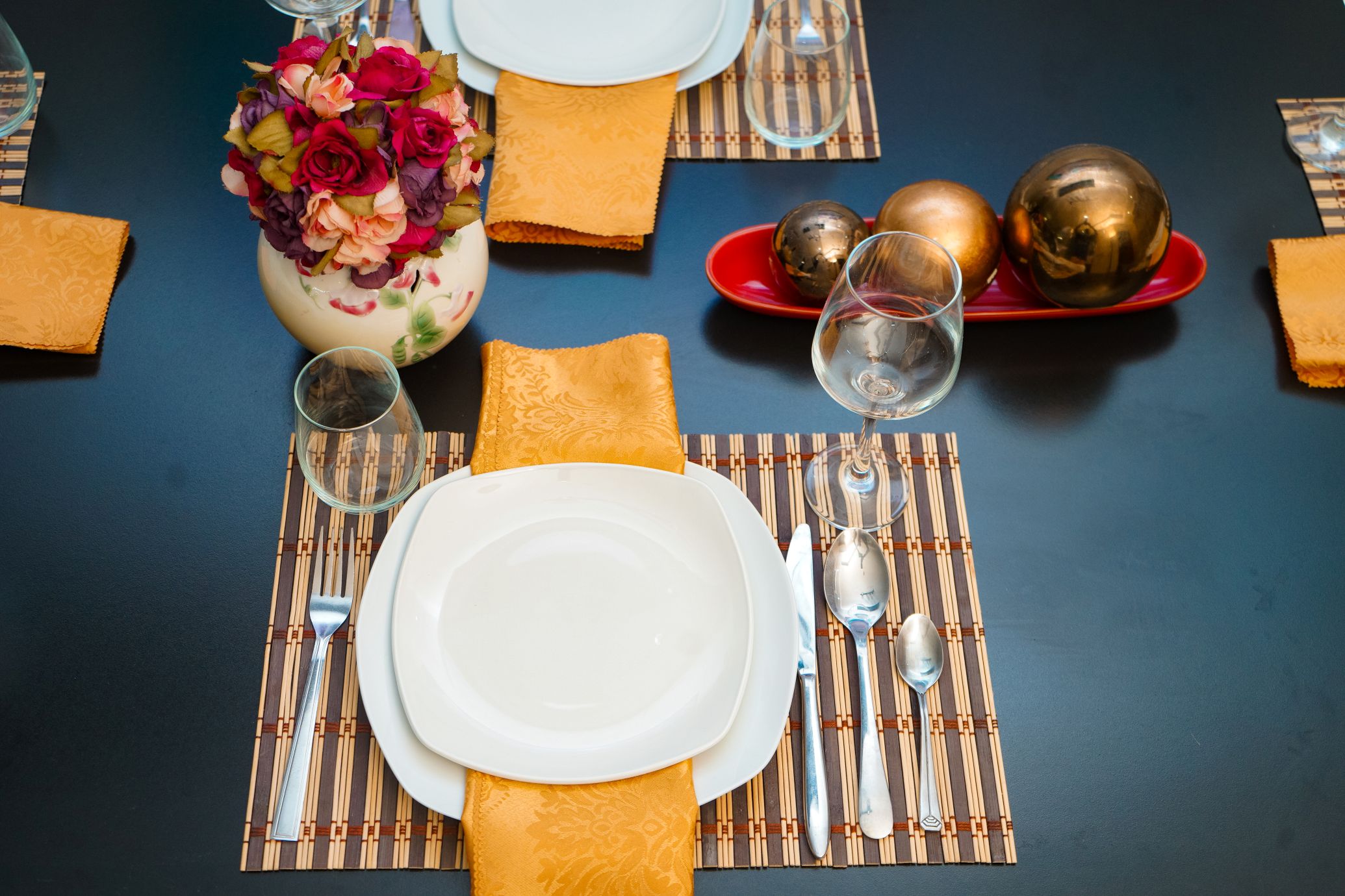 Kevron Apartments dining set interior