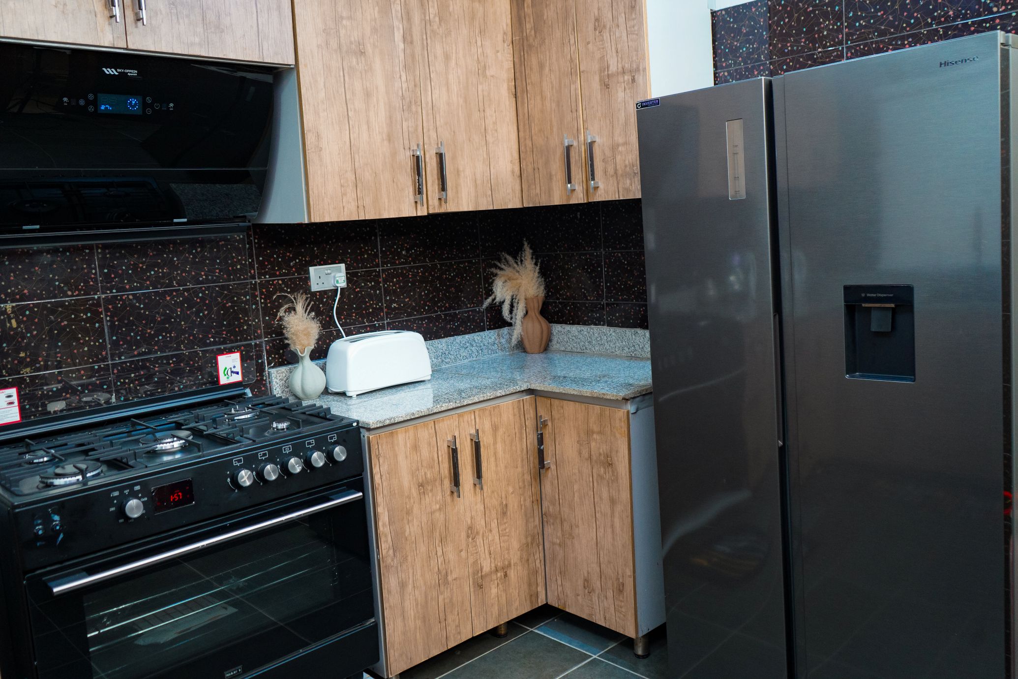 4 Bedroom Luxury Apartment professional kitchen